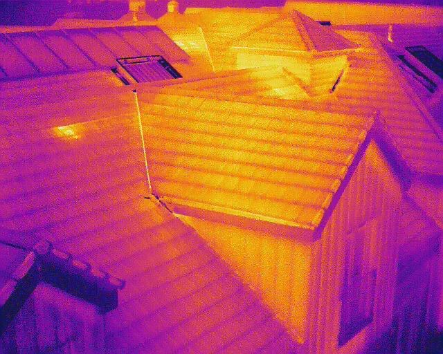 Thermal Imaging Roof Survey Image Ipswich